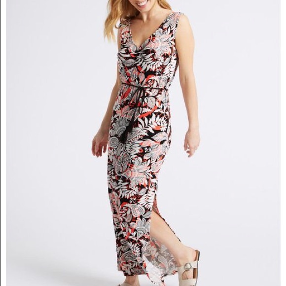 Marks & Spencer Collection Paisley Maxi Dress XS - Picture 1 of 8